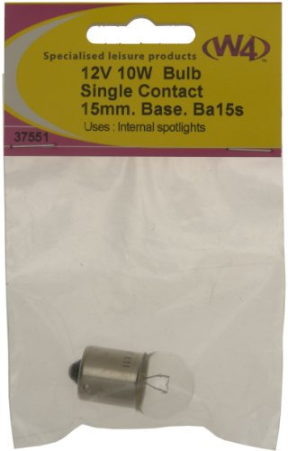 W4 12V 10W Bulb - Transparent