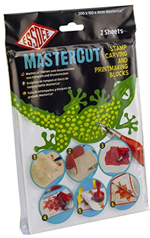 Essdee MasterCut, Carving Block 4.0/MC3, 200x150x4mm, White, 2 Pieces