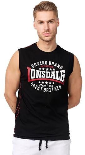 Lonsdale Herren ärmelloses T-Shirt schmale Passform ST. Agnes
