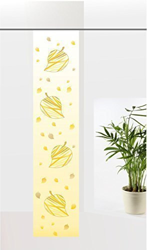 gardinen-for-life Flächenvorhang Wave Fall Gold, Schiebevorhang mit Druck-Motiv, Gr.60x260 cm Tolles Motiv