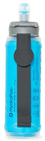 HydraPak Skyflask Speed 350 mL, Flasque avec sangle pour la main. Pour Trail et Running. Compatible avec les Gilets de Course
