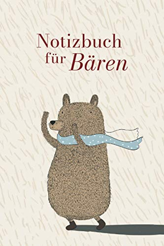A5 Journal, Notizbuch für Bären, niedliches Bärenmotiv für Freunde von Tieren, Geschenk für Kinder, Freunde und - Bären!: 120 Seiten, liniert, Softcover, Format A5