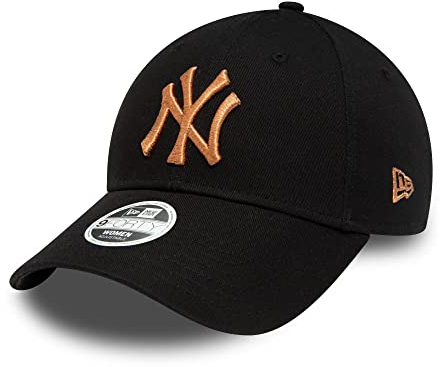 New Era New York Yankees Basecap Damen Frau schwarz MLB Baseball Cap Kappe - One-Size