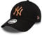 New Era New York Yankees Basecap Damen Frau schwarz MLB Baseball Cap Kappe - One-Size