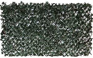 Abaseen Expanding Willow Trellis with Artificial Leaves, Maple Leaves Artificial Trellis Screening UV Protection Wall Decor for Indoor Outdoor