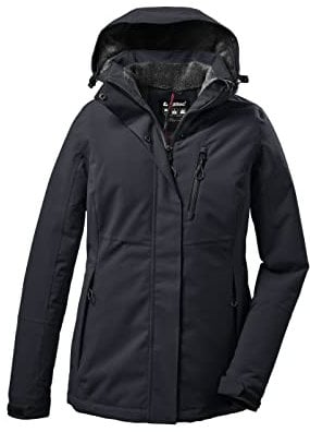 killtec Damen Funktionsjacke mit abzippbarer Kapuze KOW 170 KG WMN JCKT, dunkelnavy, 21, 38030-000