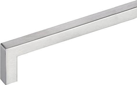 SOTECH Möbelgriff E8 BA 256 mm Edelstahl SS201 gebürstet, Küchengriff Bügelgriff für Küche Bad und mehr