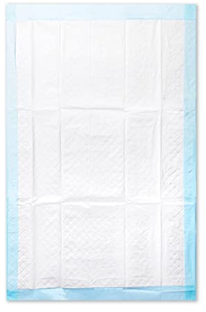 Medi-Inn Krankenunterlagen SAP Plus Premium Einmalunterlagen Inkontinenzunterlagen Farbe blau-weiß 20 x 40 cm (25 Stück)