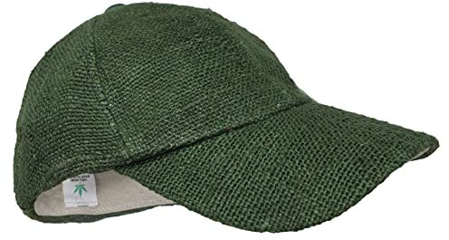 Gheri Hanf Rainbow Tie Dye Handmade Cap Sommer Visor Hat Grün