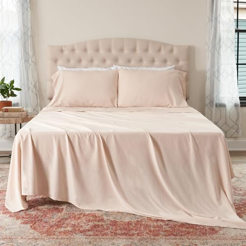 Northwest Ashford Home Essentials Bettwäsche, 4-teiliges Queen-Size-Bettlaken-Set, Sand Dollar Taupe