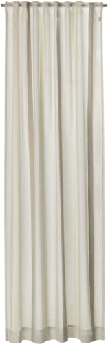 Schöner Wohnen Vorhang mit verdecktem Schlaufenband Linear Farbe Sand Größe 130x250 cm