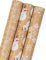 MAYPLUSS Weihnachts-Geschenkpapierrolle aus Kraftpapier – Mini-Rolle – 43,2 x 304,8 cm pro Rolle – weißer Schneemann, Let it Snow Design (42,3 m²)