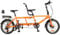 Kcolic Zusammenklappbares Tandem Fahrrad, Beach Cruiser Fahrrad Für Erwachsene, Tandem Fahrrad Mit 20 Zoll Rädern, Verstellbares 7 Gang Tandem Fahrrad, Cruiser Fahrrad D,20inch