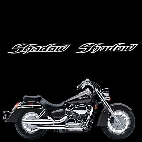 FLYIFE per H&Onda Shadow VT 400 600 750 1100 1300 Moto Ritaglio Sticker Serbatoio di Gas Emblema Decalcomanie Ombra Logo Adesivi 213mm X 34mm Accessori