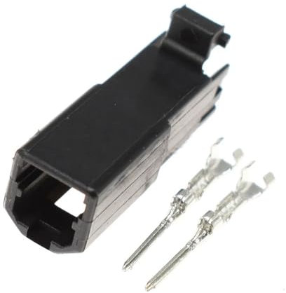 ROBAUN 1/5/20Sets 2 Möglichkeiten Auto Lautsprecher Mops Hochtöner Stecker Elektrische Kabelbaum Weiblich Männlich Stecker 174057-2 174056-2 (Color : Male Connector Set, Size : 20Sets)