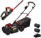 2IN1 40V Brushless Tosaerba a Batteria 37cm，20V Tagliasiepi,con 2 Batterie 20V 4.0 Ah e Caricabatterie