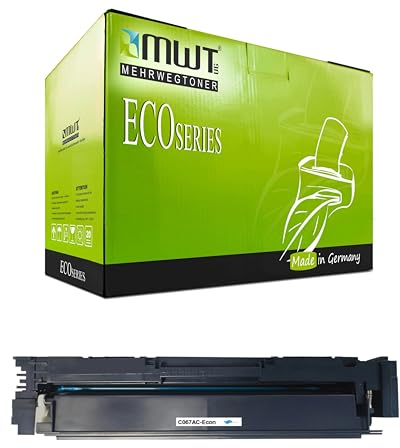 Mehrwegtoner CRG-067 067H Toner kompatibel für Canon i-SENSYS MF655CDW MF657CDW LBP631CW LBP633CDW MF651CW (1er Pack Cyan)