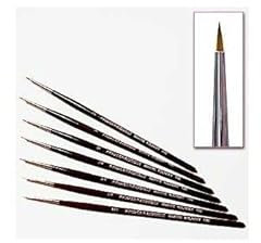 Pinceau Martre Kolinsky 3/0 Poil Court