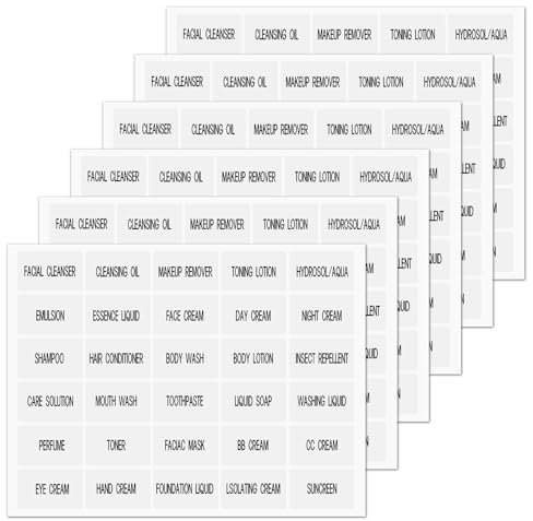 180Pcs Waterproof Clear Labels for Travel Size Bottles, Cosmetic Jars, Bathroom Beauty Organization, Removable Stickers for Refillable Bottles, Lotion Cream Body Wash Shampoo