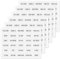 180Pcs Waterproof Clear Labels for Travel Size Bottles, Cosmetic Jars, Bathroom Beauty Organization, Removable Stickers for Refillable Bottles, Lotion Cream Body Wash Shampoo