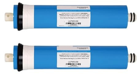 Filtro de agua de ósmosis inversa 2 uds herramienta de limpieza 1812-50 elemento de membrana RO de ósmosis inversa 50gpd cartucho de filtro de agua para filtro de agua debajo del fregadero
