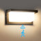 Wandleuchte mit Bewegungsmelder, 18W Bewegungsmelder Aussen Wasserdicht IP65 LED Wandlampe Warmweiß Wandleuchte Innen/Aussen für Wohnzimmer Schlafzimmer Treppenhaus Flur