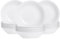 Argon Tableware 18x White Large Pasta Bowls - 25.5cm (10) - Ceramic Dinner Plates Dish Set Serving Noodle Bowl - Dishwasher and Microwave Safe