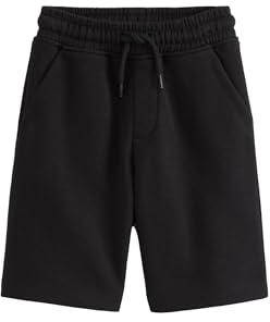 NEXT Jungen Reguläre Passform Jersey-Shorts Schwarz 98
