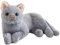 GVMJHYK Simulation Katze Plüsch, Katze Kuscheltier, Katzen Plüschtier Weiche Plüsch Katze Stofftierpuppe Süßes Katze Spielzeug Geschenk Für Kinder-Grau
