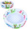 Aufblasbares Dinosaurier -Kinderpool, PVC Round Kleinkindpool tragbar 60 cm/23,6 Cartoon Babypool für den Gebrauch im Innenbereich im Freien