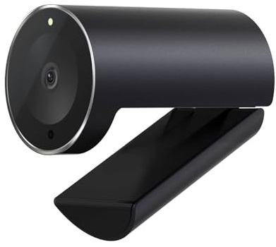 QijiaView 4K Webcam, UHD CMOS Sensor, Noise Canceling Mic, AI Autofocus, Adjustable FOV, Built-in Privacy Cover, Works for Teams, Zoom, Google Meet, PC/Mac/Laptop/MacBook/Tablet