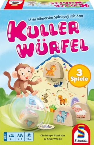 Schmidt 40670 Kullerwürfel Kinderspiel ab 2 Jahren | Lernspiel