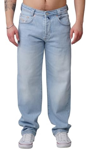 Picaldi Zicco 472 Herren Jeans | Relaxed Tapered Fit | Karottenschnitt Hose | Lässig & Locker geschnitten | Light Blue