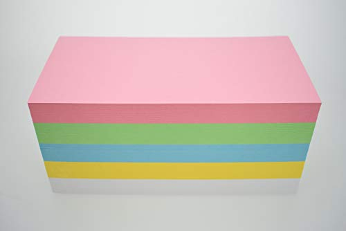Office Line Moderationskarten Rechtecke, farblich sortiert, 130 g, Format: 20 x 9,5 cm, 500 Stück, Art.Nr.: 770088
