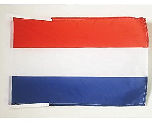 BANDIERA PAESI BASSI 45x30cm - BANDIERINA OLANDESE 30 x 45 cm cordicelle - AZ FLAG