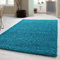 Carpetsale24 Shaggy Hochflor Teppich, 160x230 cm, Türkis, weich, flauschig, modern, einfarbig, Perfekt für Wohnzimmer, für Wohnzimmer Schlafzimmer Flur