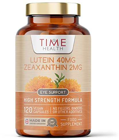 Lutein 40mg with Zeaxanthin 2mg – New Micro-encapsulated Formula – 100% Pure Natural Highly Bioavailable – UK Manufactured - 120 Capsules