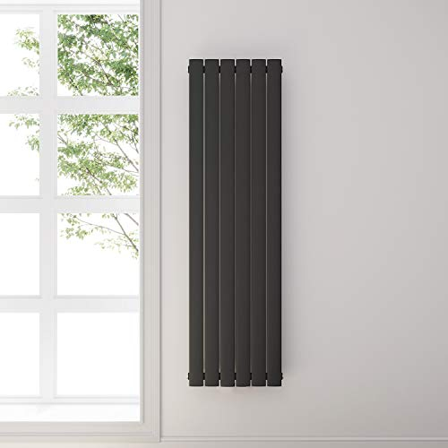 Badheizkörper Design Flach Heizkörper 1600x462mm Antrazit Paneelheizkörper Vertikal Mittelanschluss Einlagig