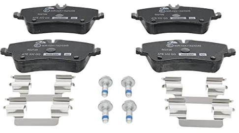 ATE Original Bremsbeläge - Belagsatz - für Scheibenbremse - 13.0460-2726.2 - ECE-R90 Straßenzulassung, grau