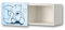 Teddy in blau Möbelsticker/Aufkleber für Kinderzimmer Wandschrank/Wandregal BRIMNES von IKEA - WS06 - Möbel Nicht Inklusive | STIKKIPIX