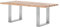 Robas Lund, Tisch, Esszimmertisch, Castello, Wildeiche/Massivholz/Edelstahl gebürstet, 220 x 100 x 76 cm, CAS220EW