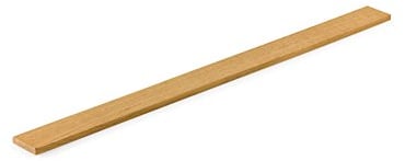 Modify Ausgleichsleiste bis 1200er Schrank, H 43 x T 8 mm, Eiche hell / Besteckeinsatz Holz