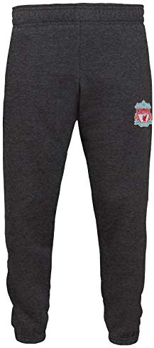 Liverpool FC Boys Joggers Jog Pants Slim Fit Fleece Kids Official Football Gift