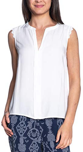 Only Onlkimmi S/L Top Wvn Noos Camicetta, Bianco (White), 36 EU Donna