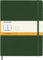 Moleskine Klassisches Notizbuch, Liniertes Notizbuch, Hardcover und Elastischer Verschluss, Größe XL 19 x 25 cm, Farbe Myrtegrün, 192 Seiten