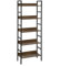 EUGAD Standregal Bücherregal Metallregal Leiterregal Stufenregal Multifunktionale Regal Industrie Design MDF Metall 60x27,5x160cm, Vintage