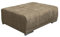 invicta INTERIOR Moderner Hocker ELEGANCIA 110cm Taupe mit Ziersteppung Polsterhocker Sitzhocker für Bigsofa
