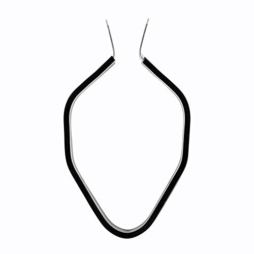 KIMISS Soporte para silenciador de hexagonal de moto, montaje universal, diseño en aluminio, ajuste seguro para tubos de, soporte primario