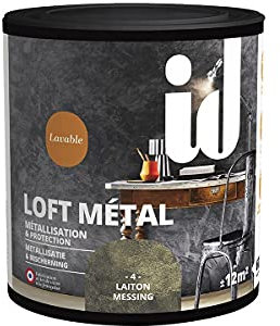 Finition LAITON LOFT METAL Metallisation & Protection 600ml - ID Paris