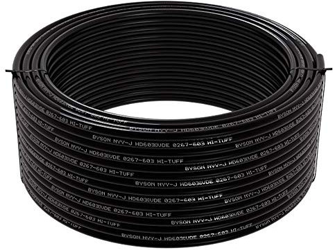 NYY-J OUTDOOR Cable – Unarmoured UV Resistant - Hi-Tuff (20 Metres, 3 Core 6 mm)